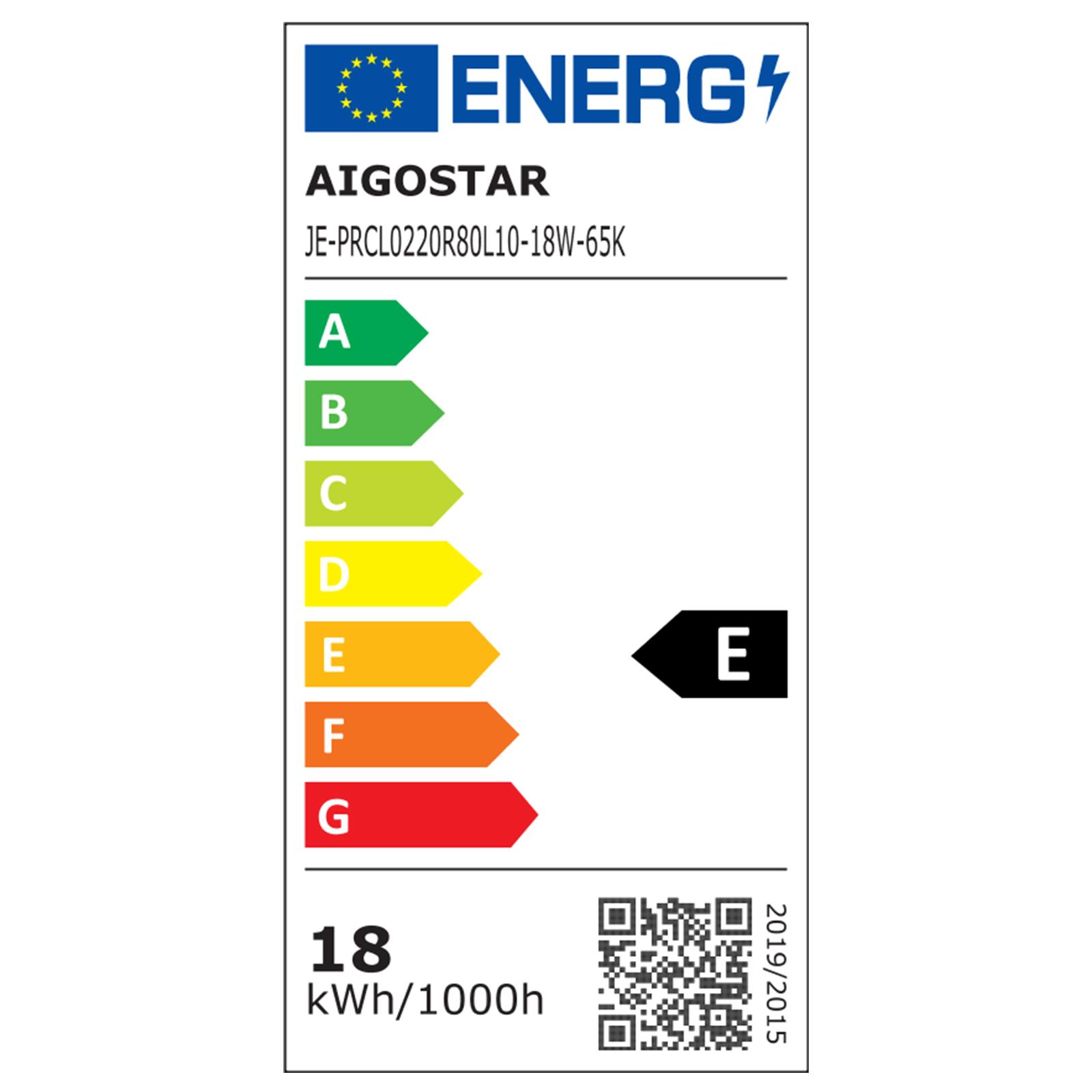 Odporna na wilgoć lampa sufitowa LED