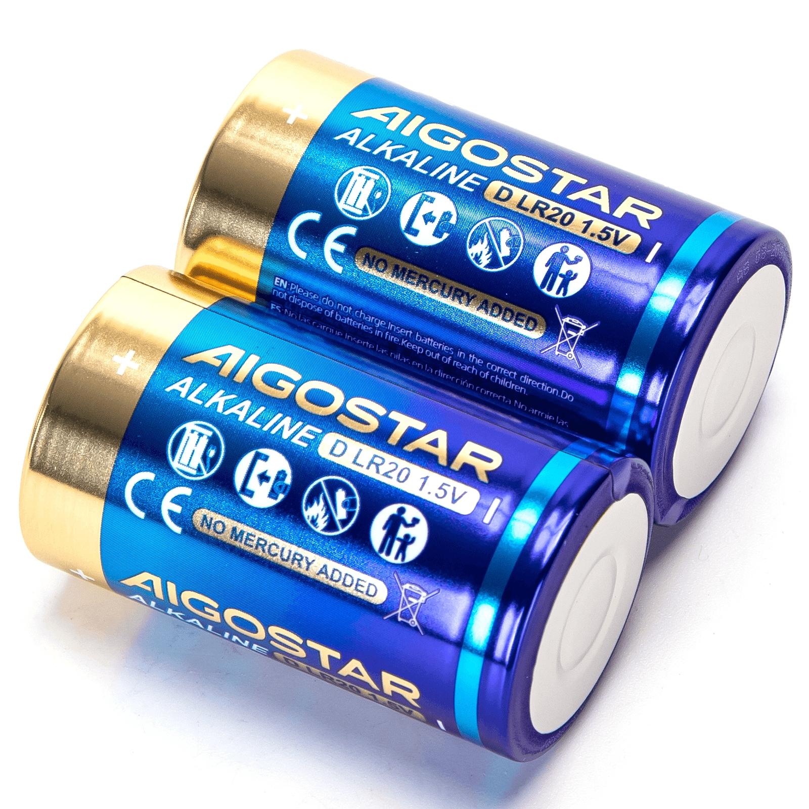 Alkaline battery LR20 D-2B 1.5V 2pcs