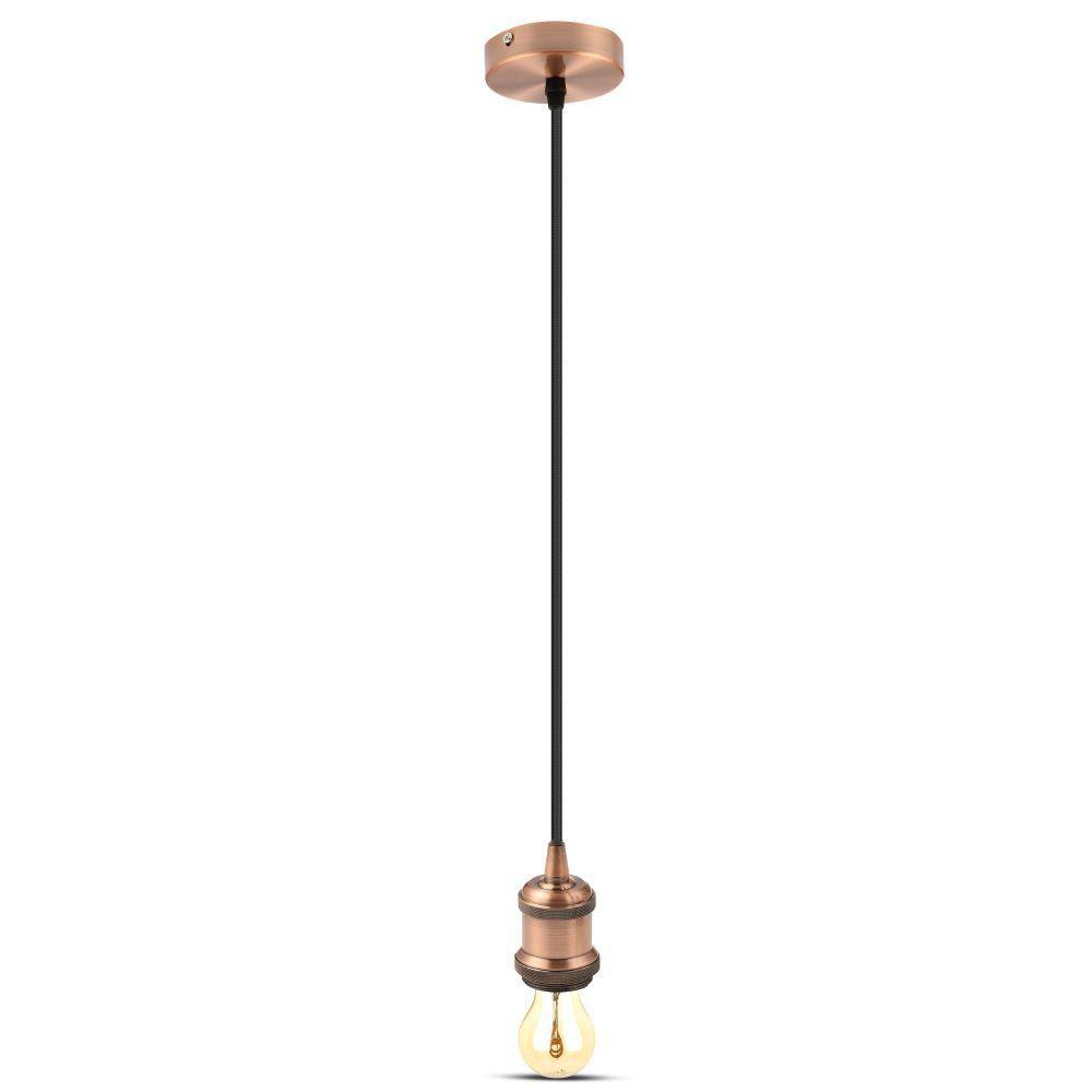 VT-7555 METAL PENDANT LIGHT-E27 HOLDER- RED BRONZE