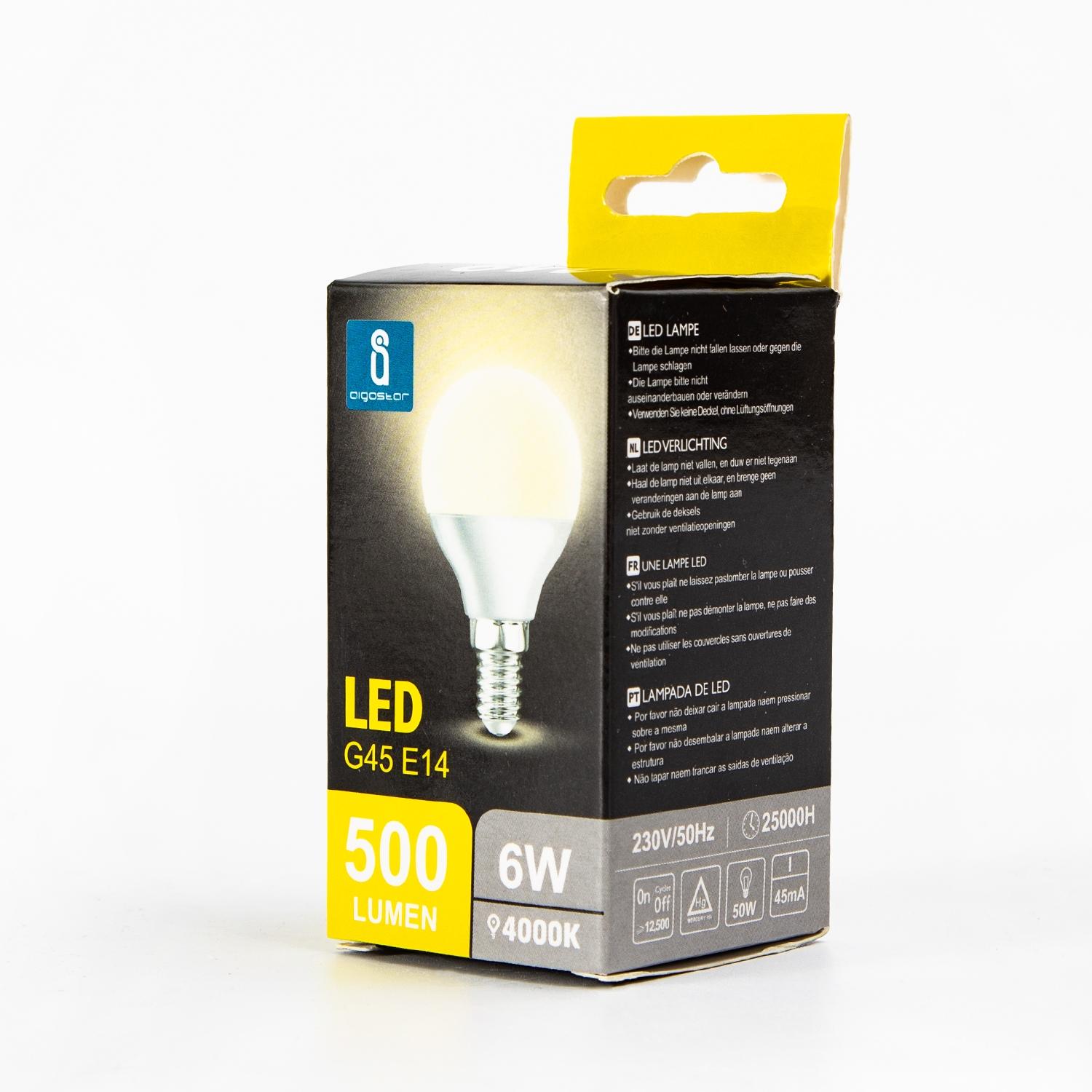 LED G45 E14 6W(6W,E14,4000K)