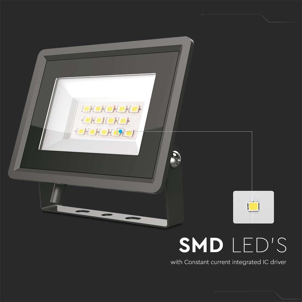 VT-4914 10W SMD FLOODLIGHT F-CLASS 6500K BLACK BODY