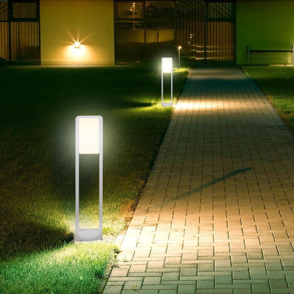 VT-33 10W LED BOLLARD LAMP SAMSUNG CHIP 3000K IP65 WHITE BODY