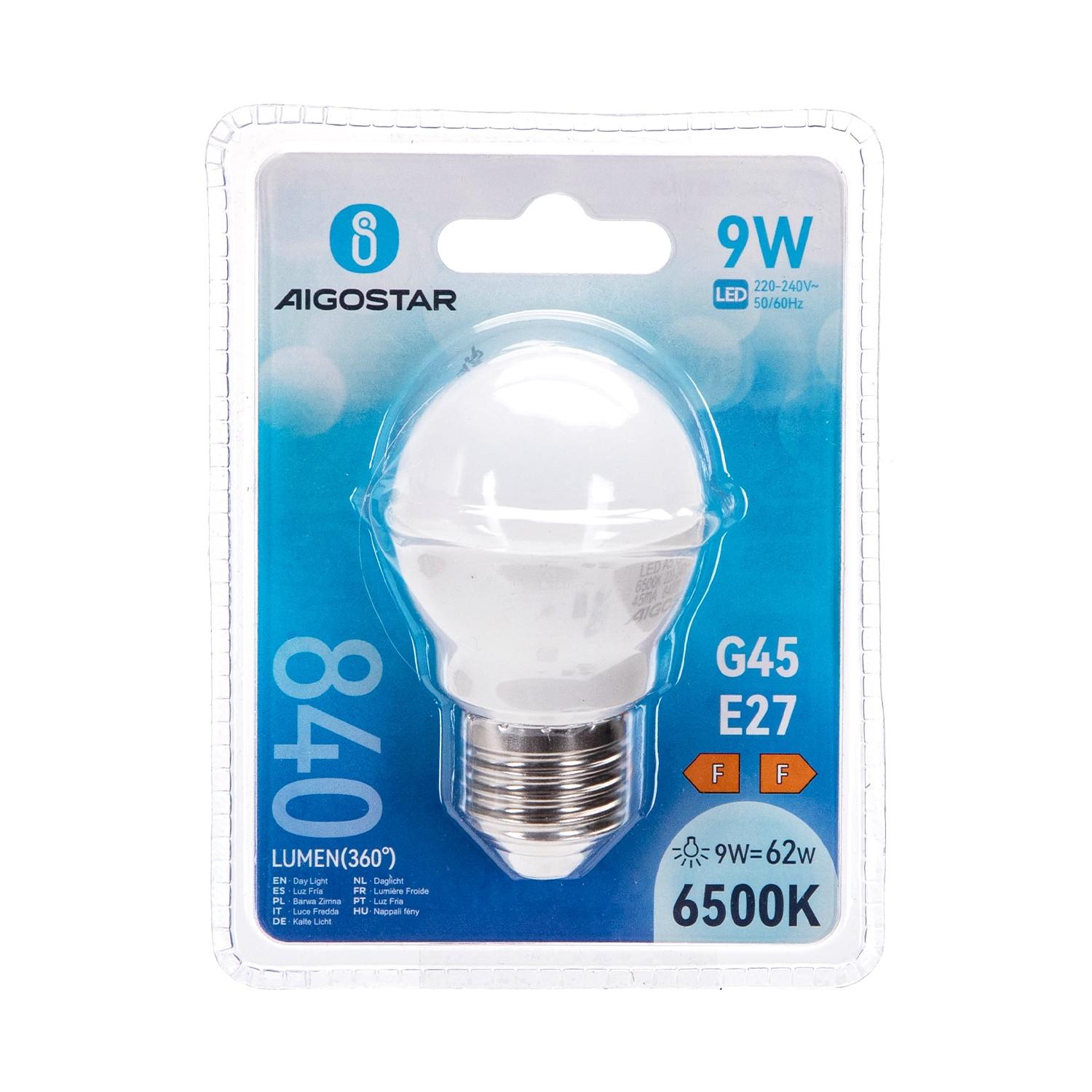 LED G45 E27 9W