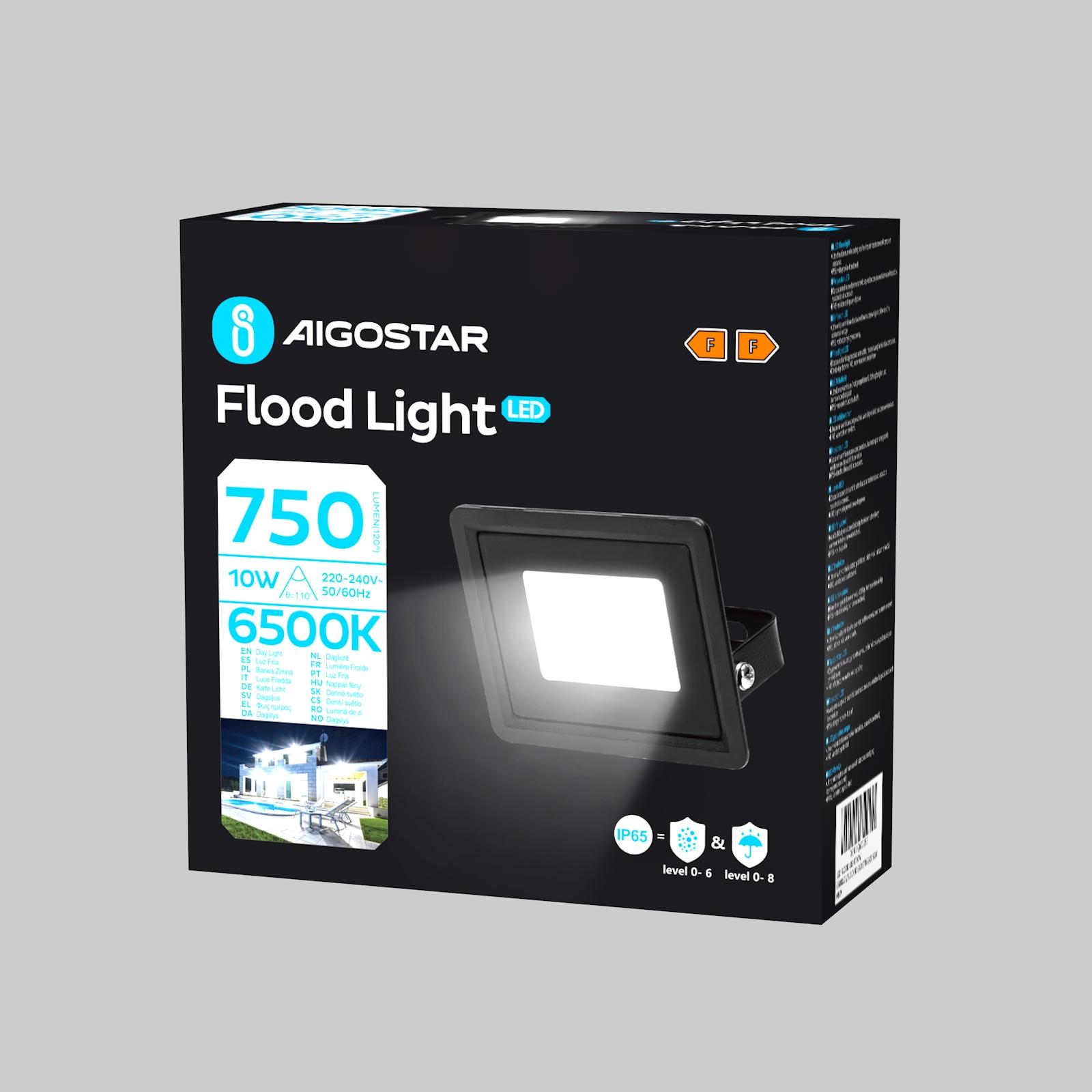 LED Floodlight Black 10W