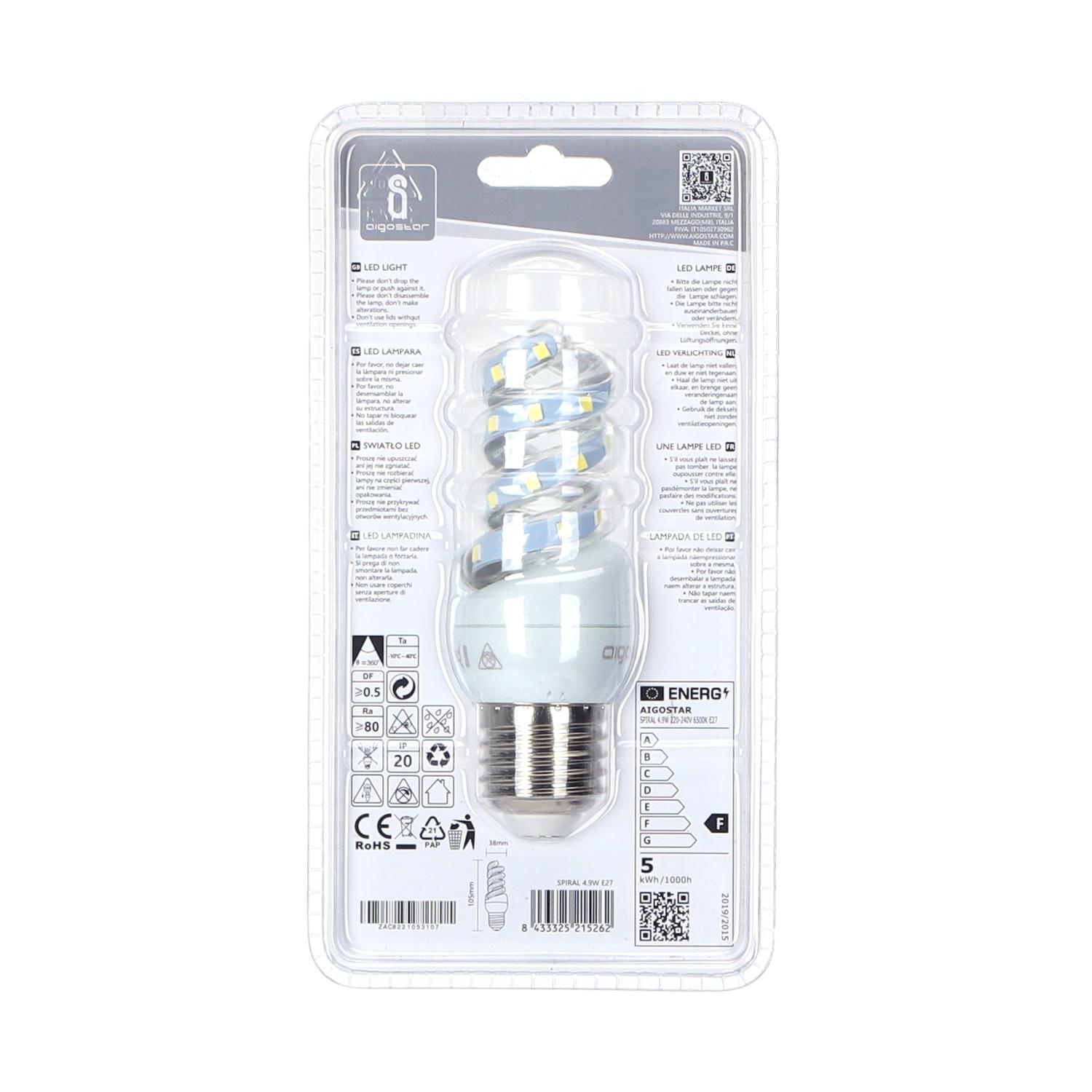 lampa spiralna LED B5